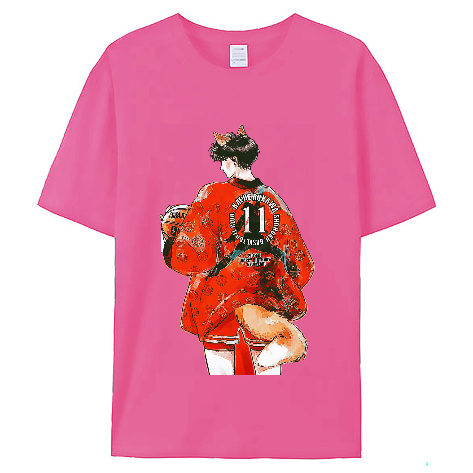 （画像用） SLAM DUNK／スラムダンク レディースカジュアルプリントTシャツ（綿100％）